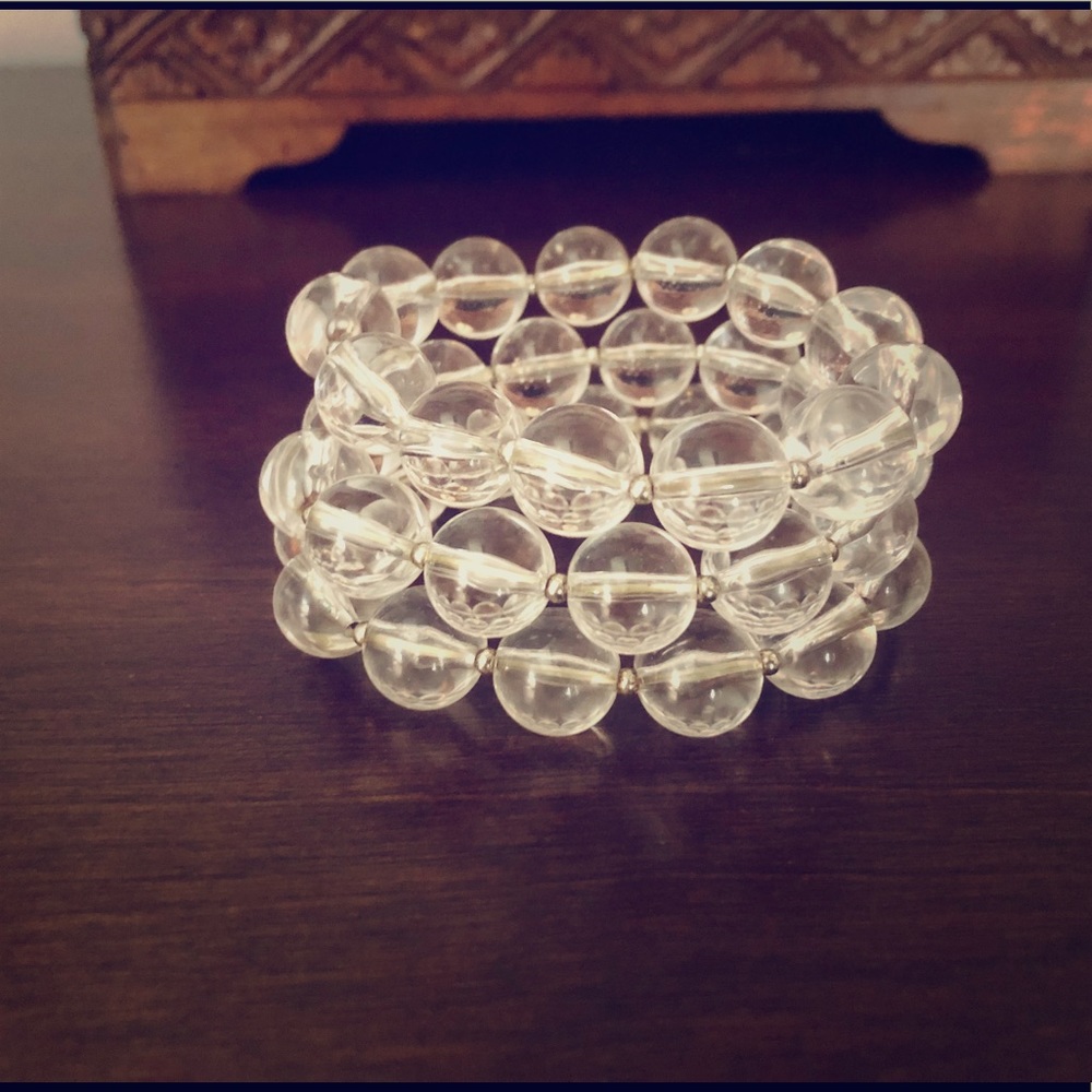 Beaded bracelet trio 💛